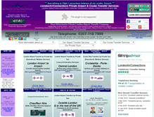Tablet Screenshot of londonairconnections.com